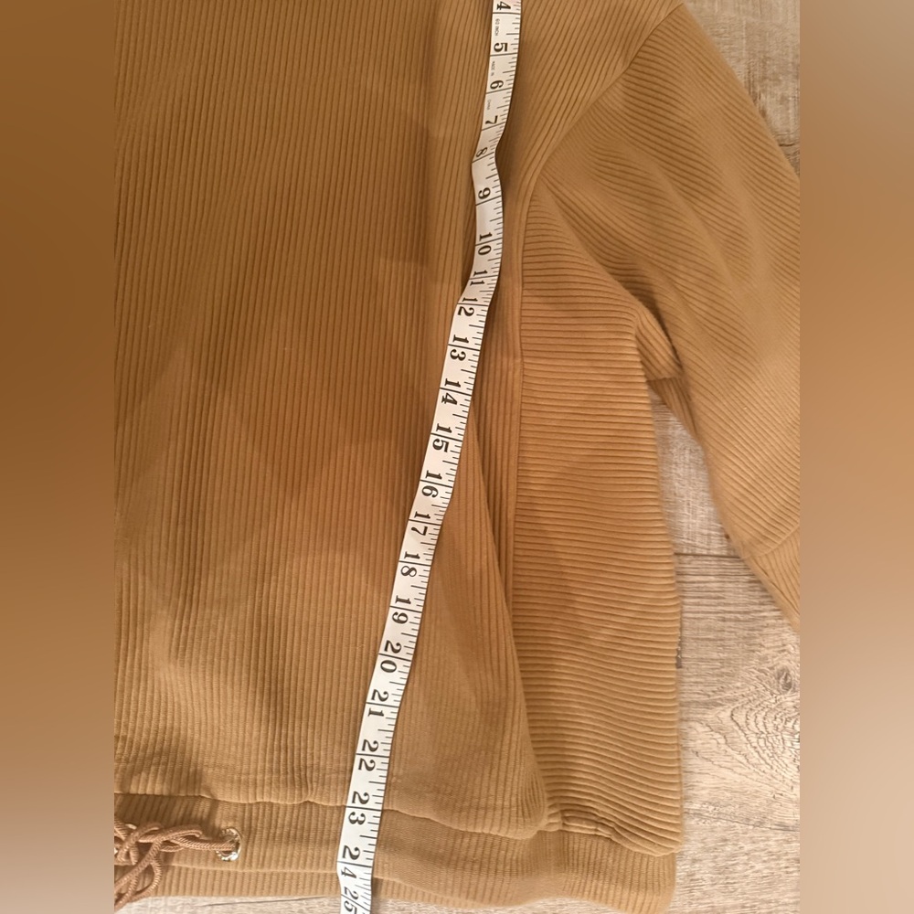 Varley Mustard Ribbed Sweatshirt - Picture 10 of 10
